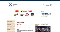 Desktop Screenshot of ir.tyson.com